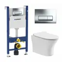 Комплект инсталляция с унитазом Geberit 462677 цвет белый