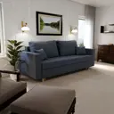 Раскладной диван Yorcom Пульсар 48 220x80x100 см велюр цвет серо-фиолетовый