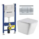 Комплект инсталляция с унитазом Geberit 522897 цвет белый