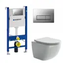 Комплект инсталляция с унитазом Geberit 425880 цвет белый