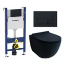 Комплект инсталляция с унитазом Geberit 587673 цвет черный