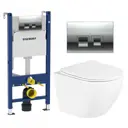 Комплект инсталляция с унитазом Geberit 594843 цвет белый