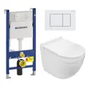 Комплект инсталляция с унитазом Geberit 523164 цвет белый