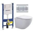 Комплект инсталляция с унитазом Geberit 522912 цвет белый