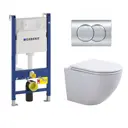 Комплект инсталляция с унитазом Geberit 512935 цвет белый