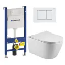 Комплект инсталляция с унитазом Geberit 523185 цвет белый
