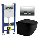 Комплект инсталляция с унитазом Geberit 594875 цвет черный