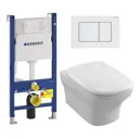 Комплект инсталляция с унитазом Geberit 523197 цвет белый
