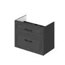 Тумба под раковину подвесная Итана 4657839167969 79.2см цвет графит