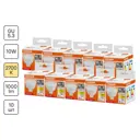Набор ламп светодиодных Osram GU5.3 170-240/175-250 В 10 Вт спот прозрачный 1000 Лм теплый белый (желтый) свет 10 шт