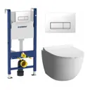 Комплект инсталляция с унитазом Geberit 462798 цвет белый