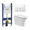 Комплект инсталляция с унитазом Geberit 462804 цвет белый