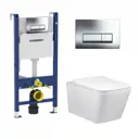 Комплект инсталляция с унитазом Geberit 416216 цвет белый