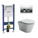 Комплект инсталляция с унитазом Geberit 416226 цвет белый