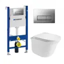 Комплект инсталляция с унитазом Geberit 510691 цвет белый