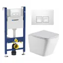 Комплект инсталляция с унитазом Geberit 462821 цвет белый