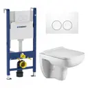Комплект инсталляция с унитазом Geberit 472059 цвет белый