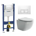Комплект инсталляция с унитазом Geberit 462807 цвет белый