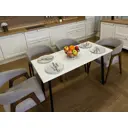 Кухонный стол Diko Loft Delight Dining 120х70х75 см цвет дуб белый крафт