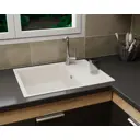 Раковина PR0013 без выпуска 49.50x65 см глубина чаши 49.50 см мрамор цвет белый