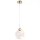 Светильник подвесной светодиодный Crystal lux Cielo sp3w led gold 1 м² нейтральный белый свет цвет золото