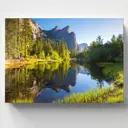 Картина без рамки Postermarket Озеро в лесу 50x70 см