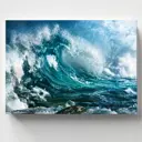 Картина без рамки Postermarket Волна 50x70 см