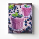 Картина без рамки Postermarket Ягодный смузи 50x40 см
