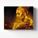 Картина без обрамления Postermarket "Золотая роза" 40x50 см