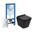 Комплект инсталляция с унитазом Grohe 510254 цвет черный