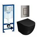 Комплект инсталляция с унитазом Grohe 639828 цвет черный