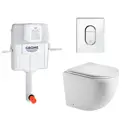 Комплект инсталляция с унитазом Grohe 535608 цвет белый