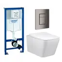 Комплект инсталляция с унитазом Grohe 639847 цвет белый