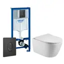 Комплект инсталляция с унитазом Grohe 515692 цвет белый