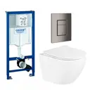 Комплект инсталляция с унитазом Grohe 639863 цвет белый