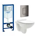 Комплект инсталляция с унитазом Grohe 639867 цвет белый
