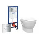 Комплект инсталляция с унитазом Grohe 553361 цвет белый