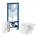 Комплект инсталляция с унитазом Grohe 425874 цвет белый