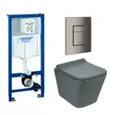 Комплект инсталляция с унитазом Grohe 639894 цвет серый