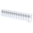 Радиатор секционный Le Heat Bimetal 200/100 14 секций нижнее подключение биметалл белый