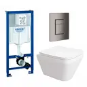 Комплект инсталляция с унитазом Grohe 639904 цвет белый