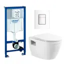 Комплект инсталляция с унитазом Grohe 681377 цвет белый