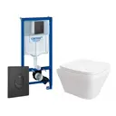 Комплект инсталляция с унитазом Grohe 553378 цвет белый
