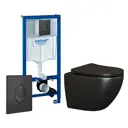 Комплект инсталляция с унитазом Grohe 516002 цвет черный