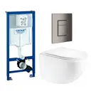 Комплект инсталляция с унитазом Grohe 639907 цвет белый