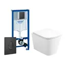 Комплект инсталляция с унитазом Grohe 553382 цвет белый