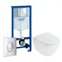 Комплект инсталляция с унитазом Grohe 462714 цвет белый