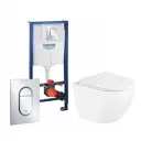 Комплект инсталляция с унитазом Grohe 530591 цвет белый