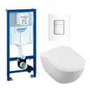 Комплект инсталляция с унитазом Grohe 681387 цвет белый