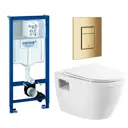 Комплект инсталляция с унитазом Grohe 639661 цвет белый